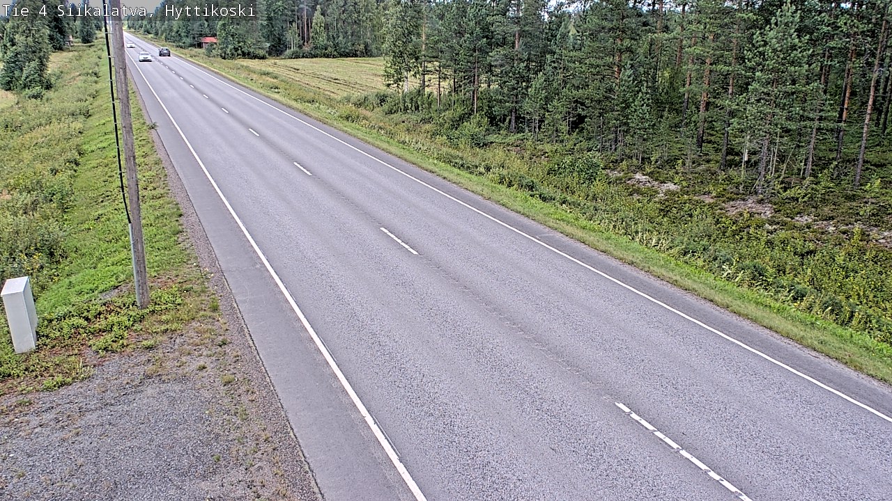 Weather Camera Image Road 4 Siikalatva, Hyttikoski, Siikalatva, Pohjois-Pohjanmaa