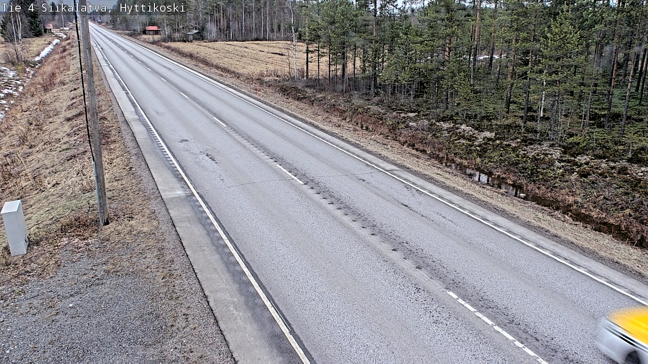 Weather Camera Image Road 4 Siikalatva, Hyttikoski, Siikalatva, Pohjois-Pohjanmaa
