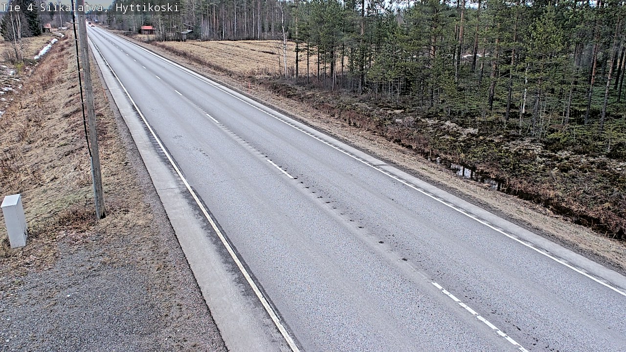 Weather Camera Image Road 4 Siikalatva, Hyttikoski, Siikalatva, Pohjois-Pohjanmaa