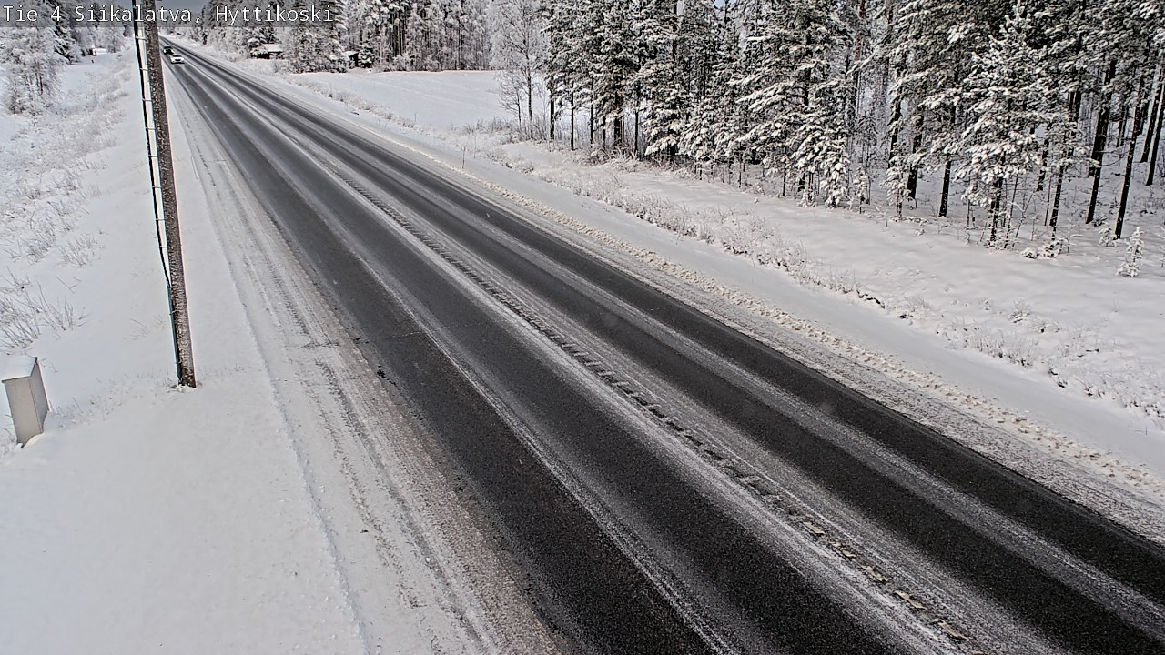 Weather Camera Image Väg 4 Siikalatva, Hyttikoski, Siikalatva, Pohjois-Pohjanmaa