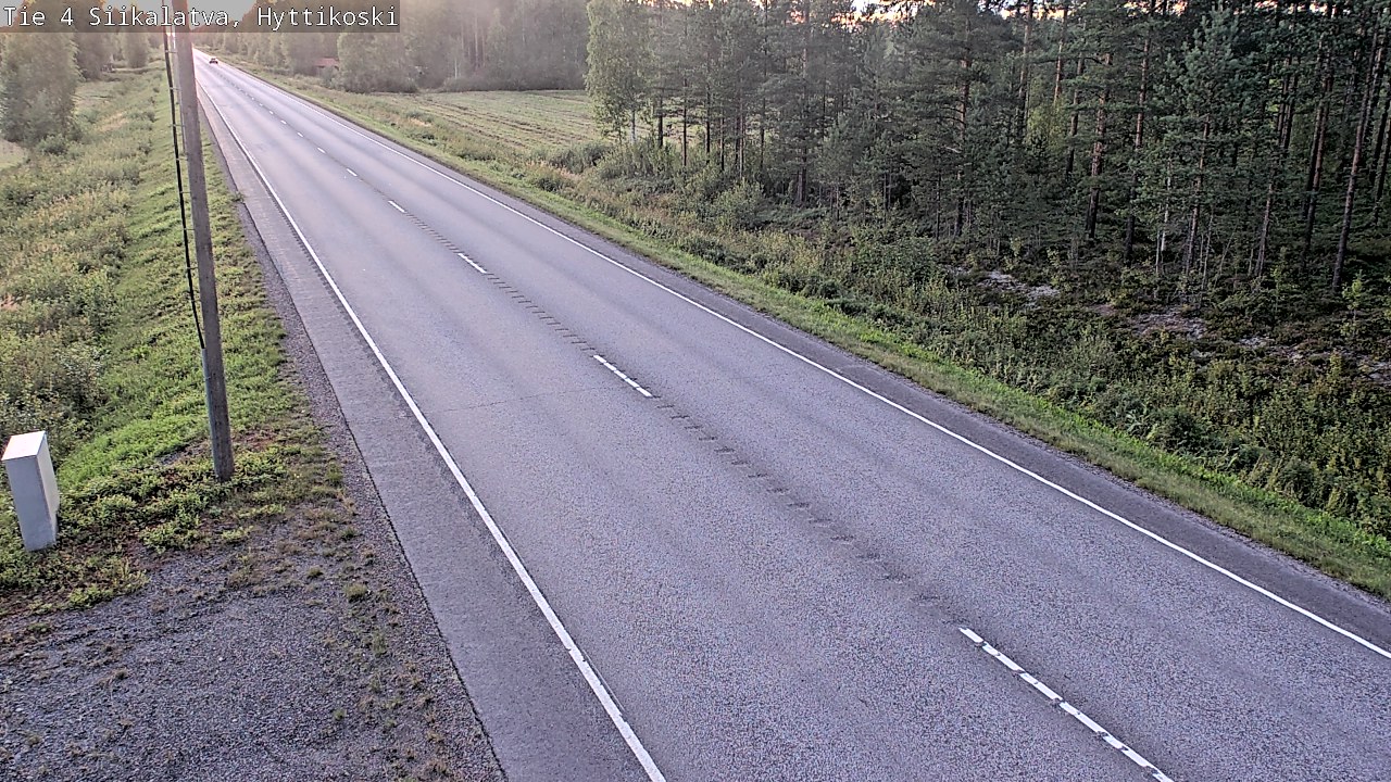Weather Camera Image Road 4 Siikalatva, Hyttikoski, Siikalatva, Pohjois-Pohjanmaa