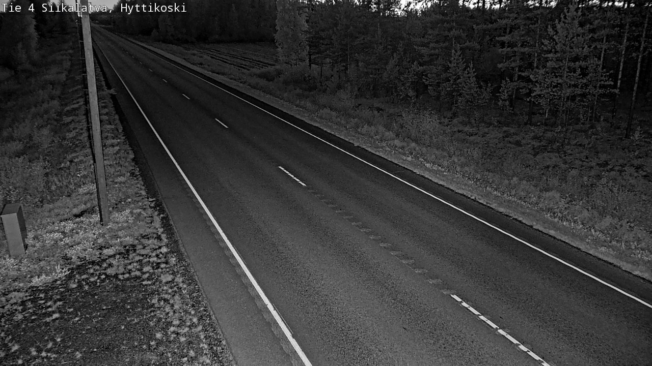 Weather Camera Image Road 4 Siikalatva, Hyttikoski, Siikalatva, Pohjois-Pohjanmaa