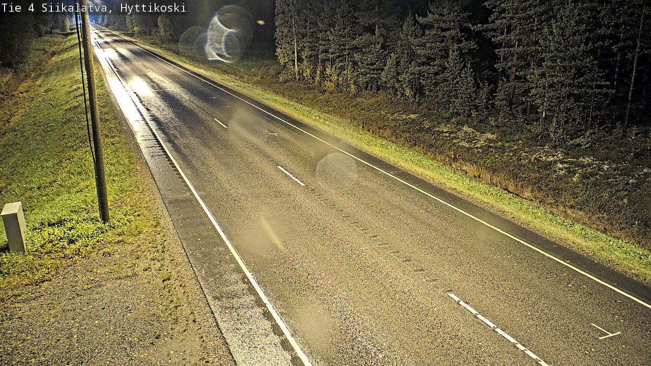 Weather Camera Image Road 4 Siikalatva, Hyttikoski, Siikalatva, Pohjois-Pohjanmaa