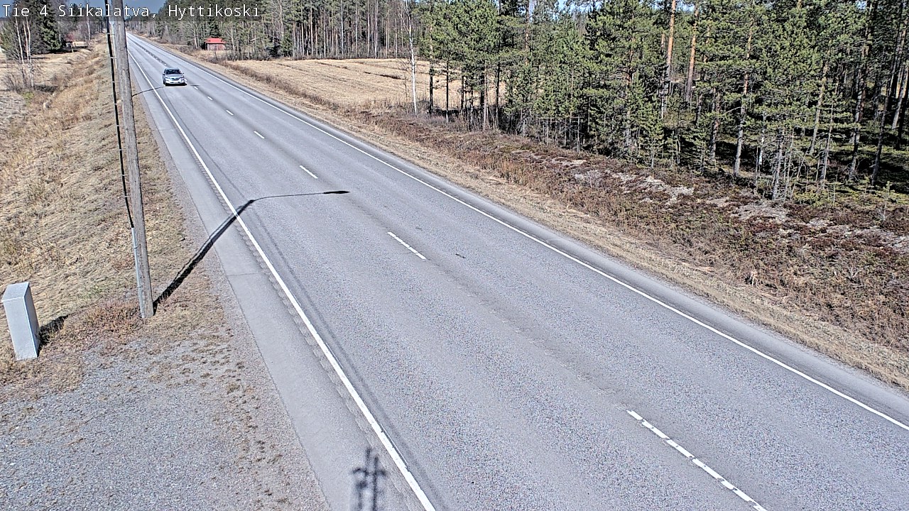 Weather Camera Image Road 4 Siikalatva, Hyttikoski, Siikalatva, Pohjois-Pohjanmaa