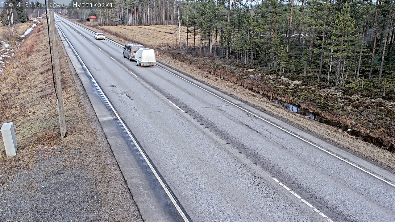 Weather Camera Image Road 4 Siikalatva, Hyttikoski, Siikalatva, Pohjois-Pohjanmaa