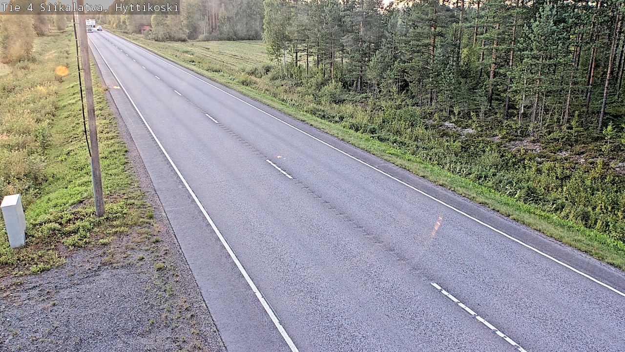 Weather Camera Image Road 4 Siikalatva, Hyttikoski, Siikalatva, Pohjois-Pohjanmaa
