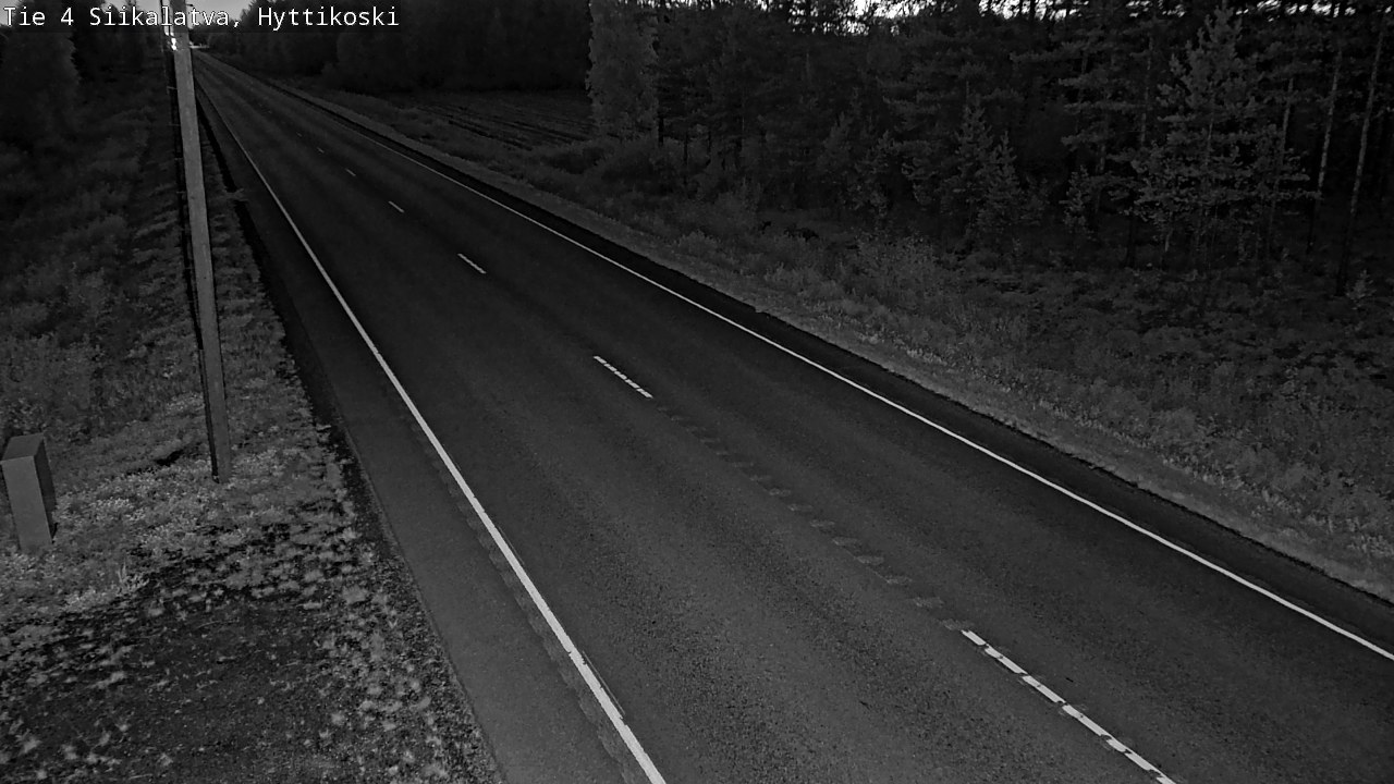 Weather Camera Image Road 4 Siikalatva, Hyttikoski, Siikalatva, Pohjois-Pohjanmaa
