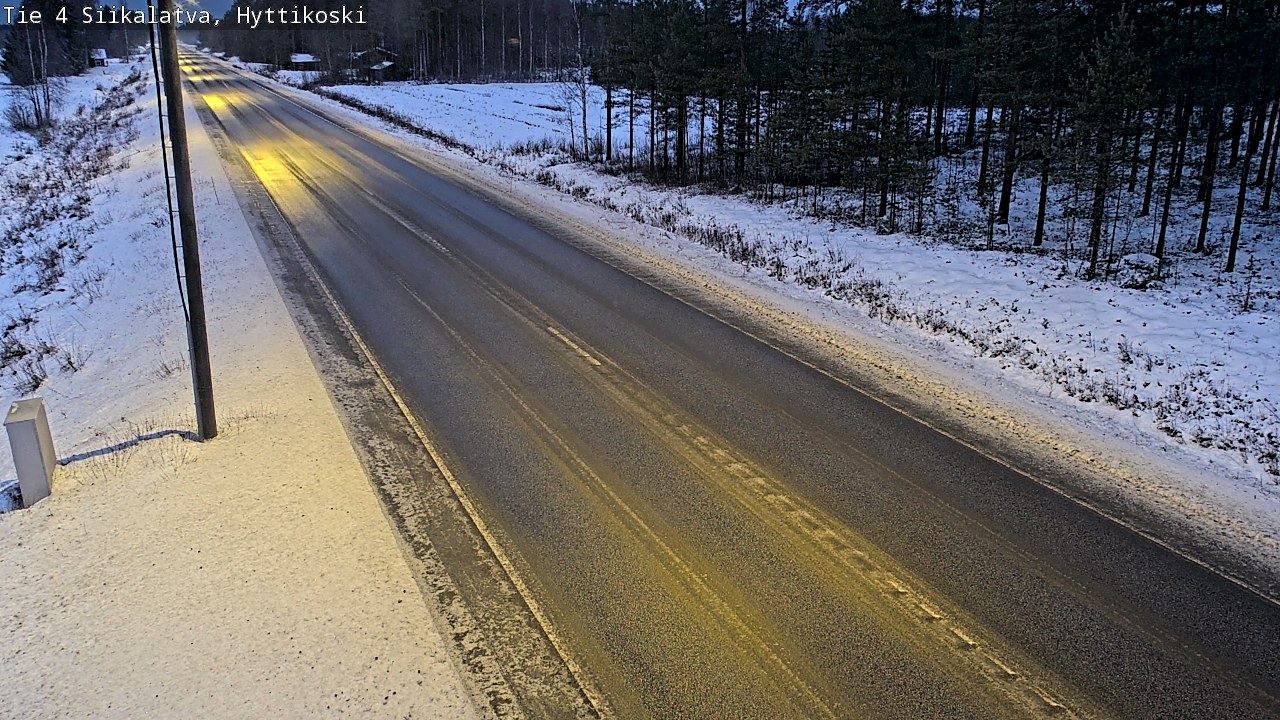 Weather Camera Image Road 4 Siikalatva, Hyttikoski, Siikalatva, Pohjois-Pohjanmaa