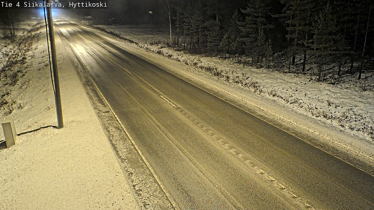 Weather Camera Image Road 4 Siikalatva, Hyttikoski, Siikalatva, Pohjois-Pohjanmaa