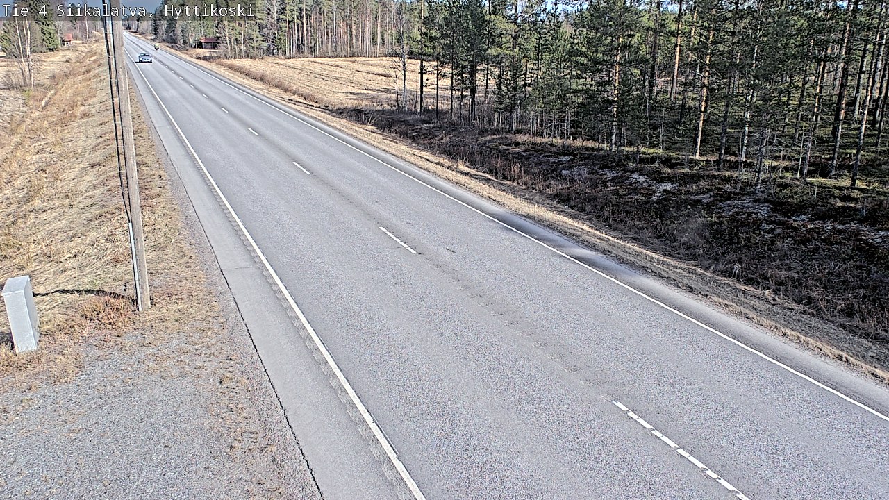 Weather Camera Image Väg 4 Siikalatva, Hyttikoski, Siikalatva, Pohjois-Pohjanmaa