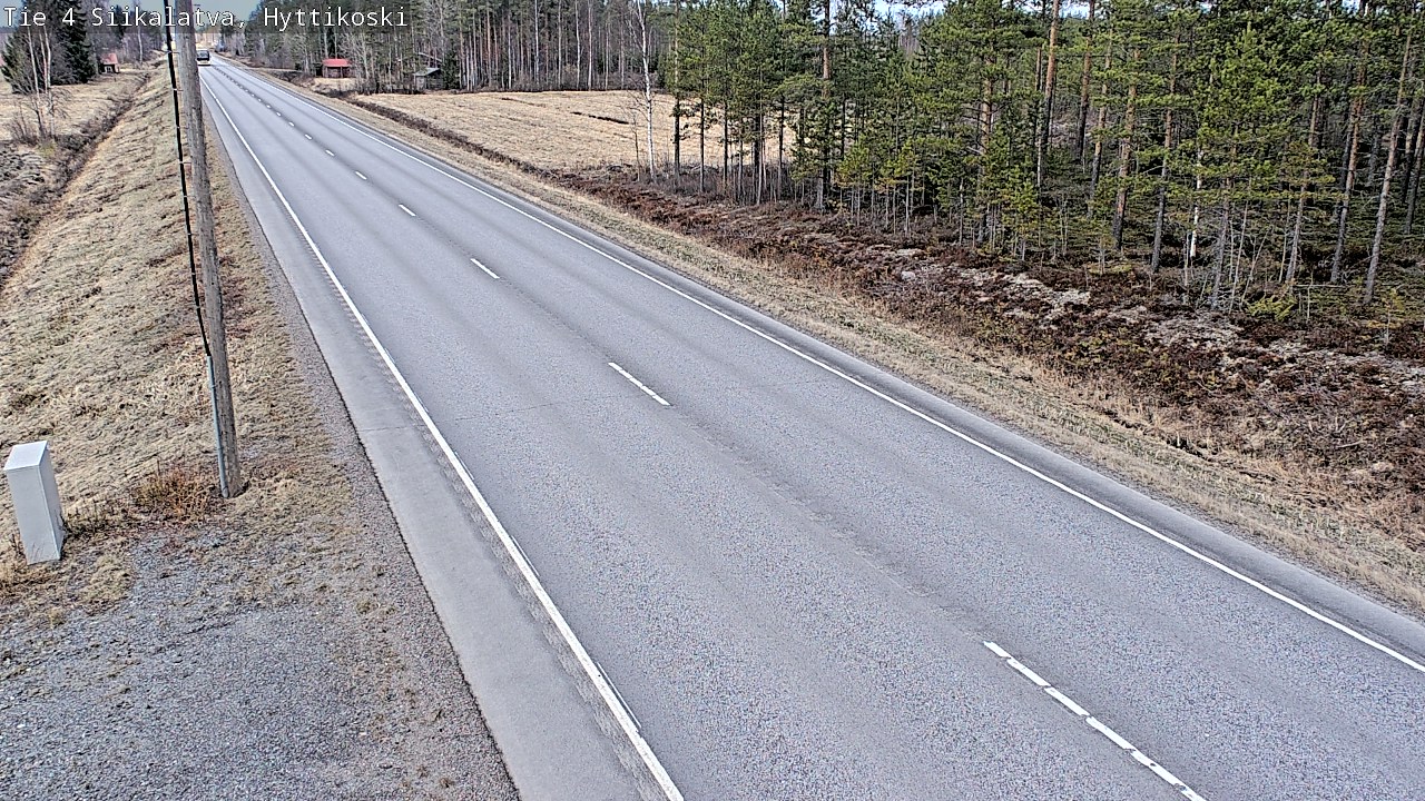 Weather Camera Image Road 4 Siikalatva, Hyttikoski, Siikalatva, Pohjois-Pohjanmaa