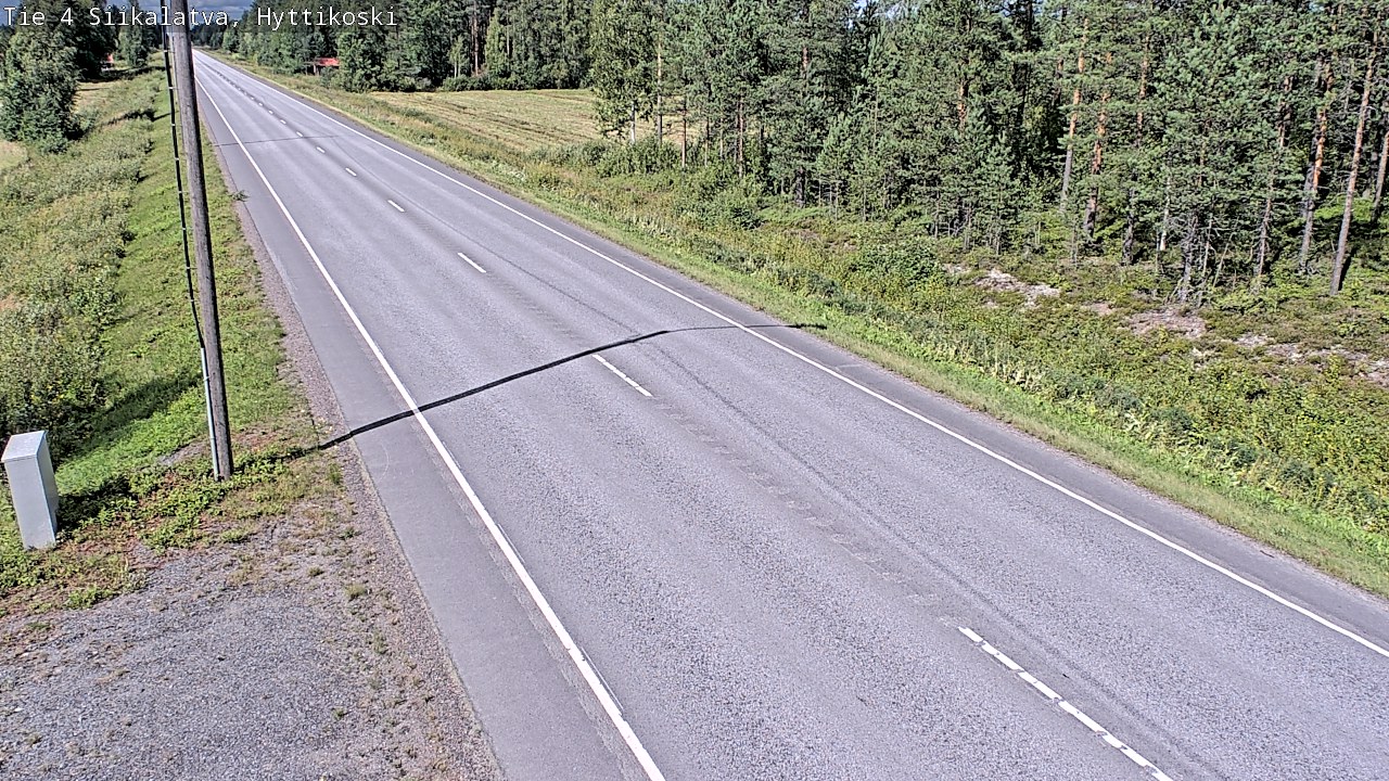 Weather Camera Image Road 4 Siikalatva, Hyttikoski, Siikalatva, Pohjois-Pohjanmaa
