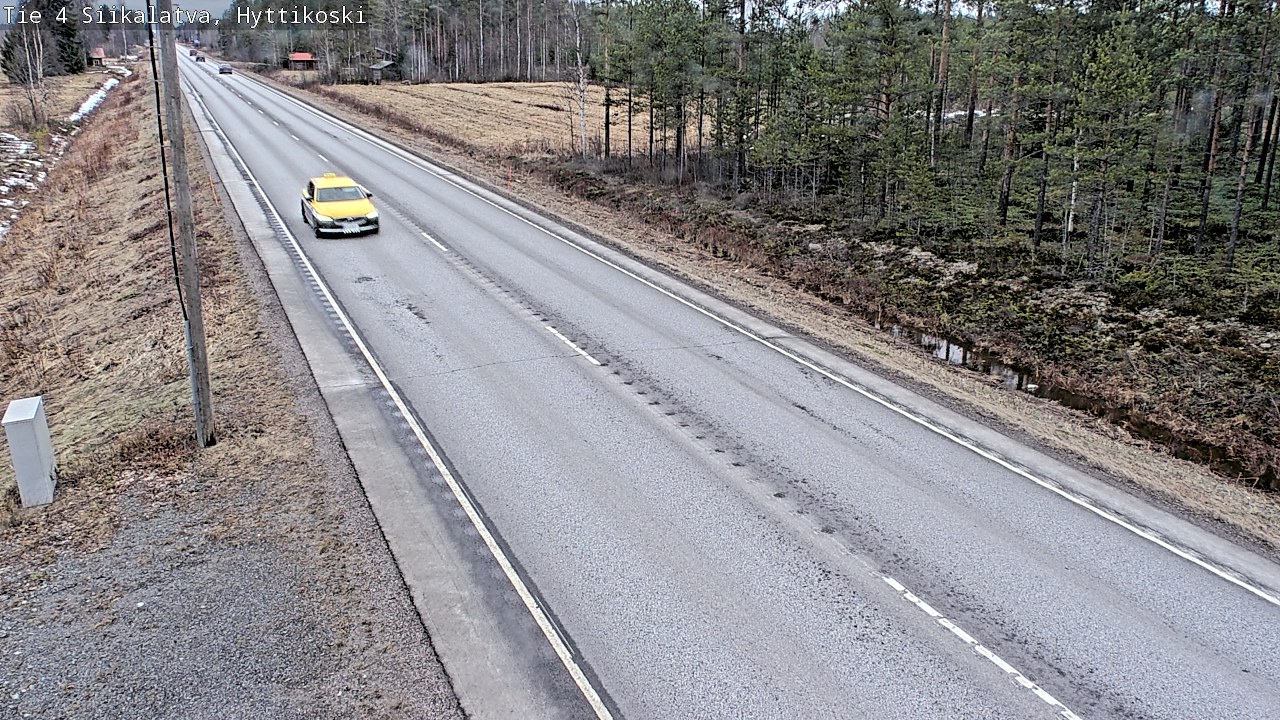 Weather Camera Image Road 4 Siikalatva, Hyttikoski, Siikalatva, Pohjois-Pohjanmaa