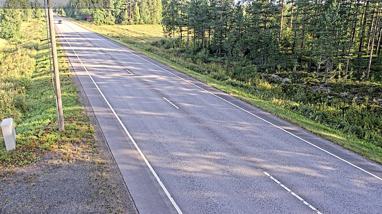 Weather Camera Image Road 4 Siikalatva, Hyttikoski, Siikalatva, Pohjois-Pohjanmaa