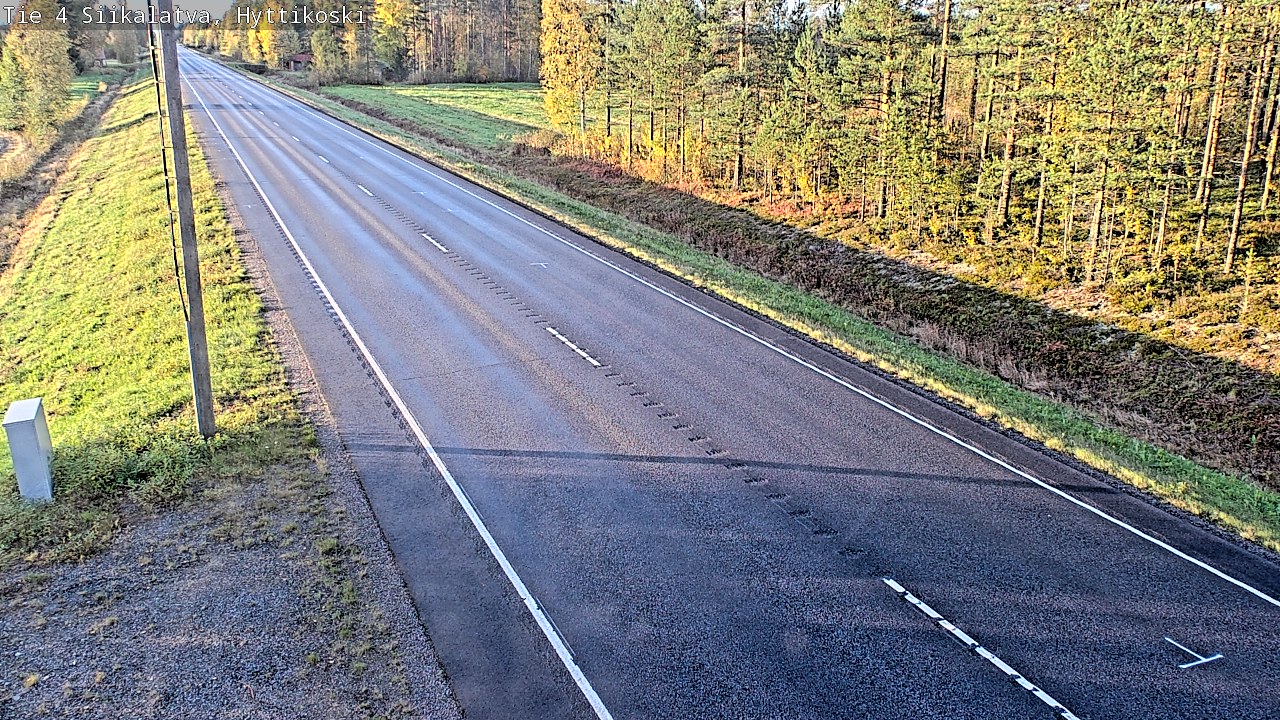 Weather Camera Image Road 4 Siikalatva, Hyttikoski, Siikalatva, Pohjois-Pohjanmaa