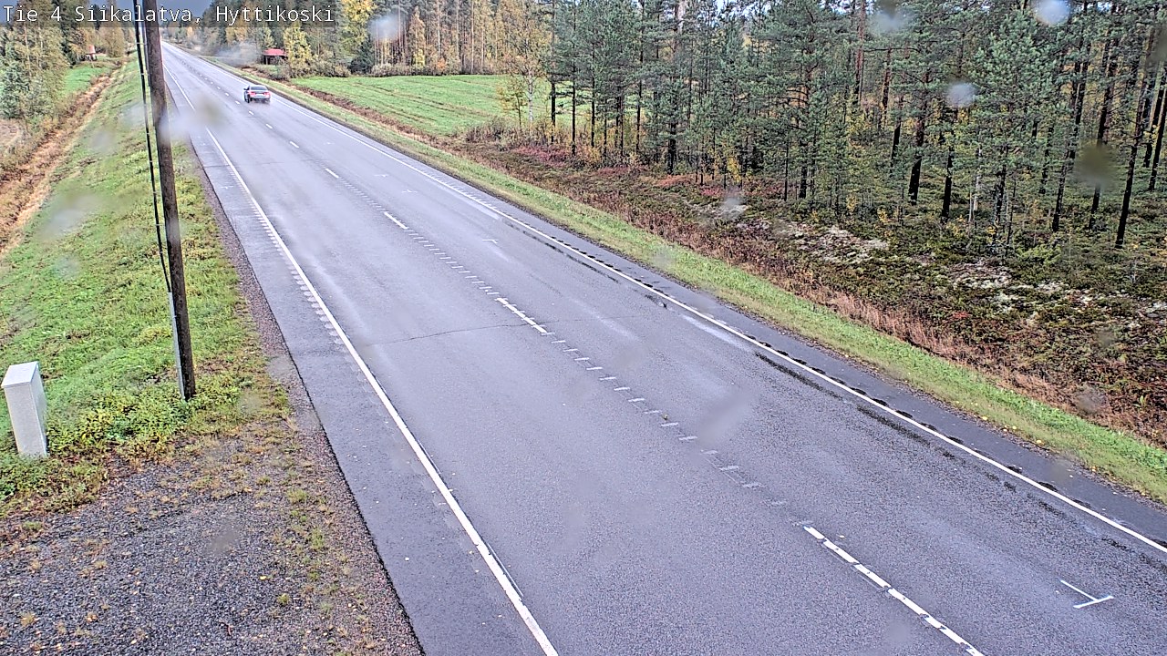 Weather Camera Image Road 4 Siikalatva, Hyttikoski, Siikalatva, Pohjois-Pohjanmaa