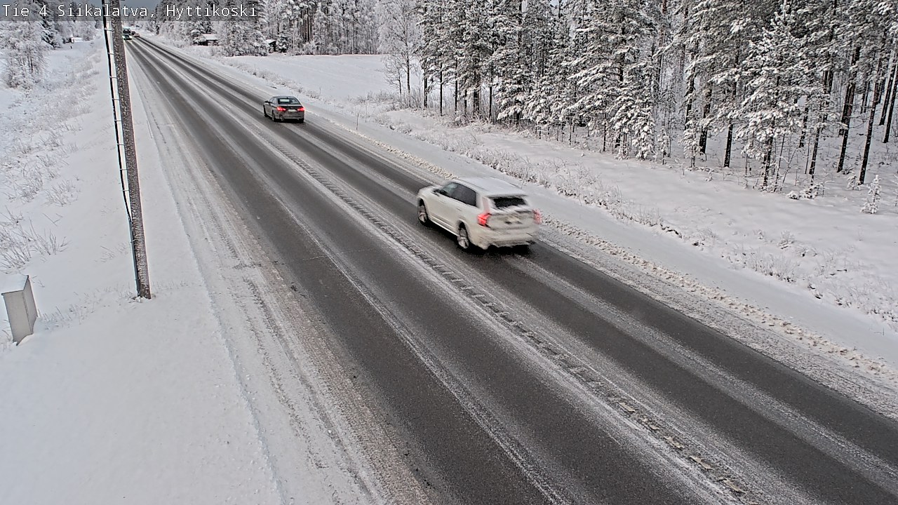 Weather Camera Image Väg 4 Siikalatva, Hyttikoski, Siikalatva, Pohjois-Pohjanmaa