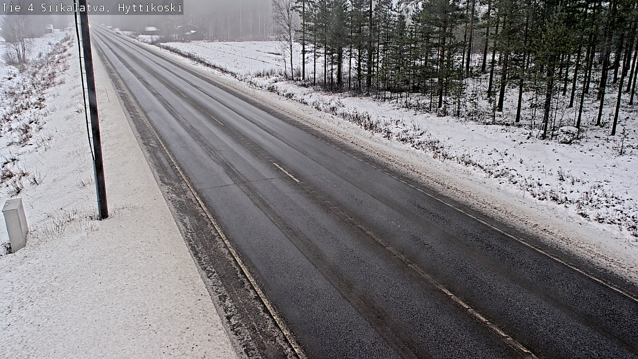 Weather Camera Image Road 4 Siikalatva, Hyttikoski, Siikalatva, Pohjois-Pohjanmaa
