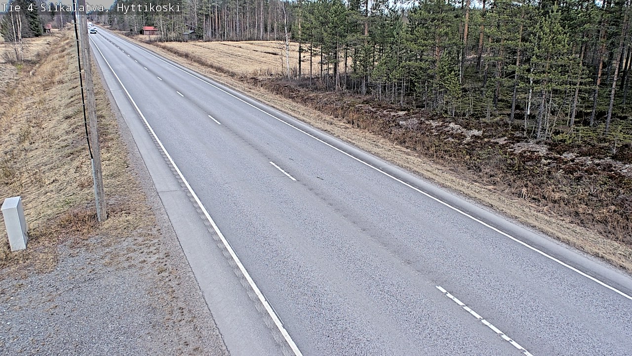 Weather Camera Image Road 4 Siikalatva, Hyttikoski, Siikalatva, Pohjois-Pohjanmaa