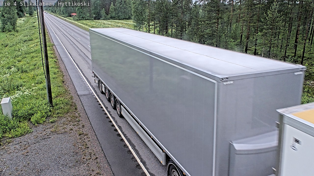 Weather Camera Image Väg 4 Siikalatva, Hyttikoski, Siikalatva, Pohjois-Pohjanmaa