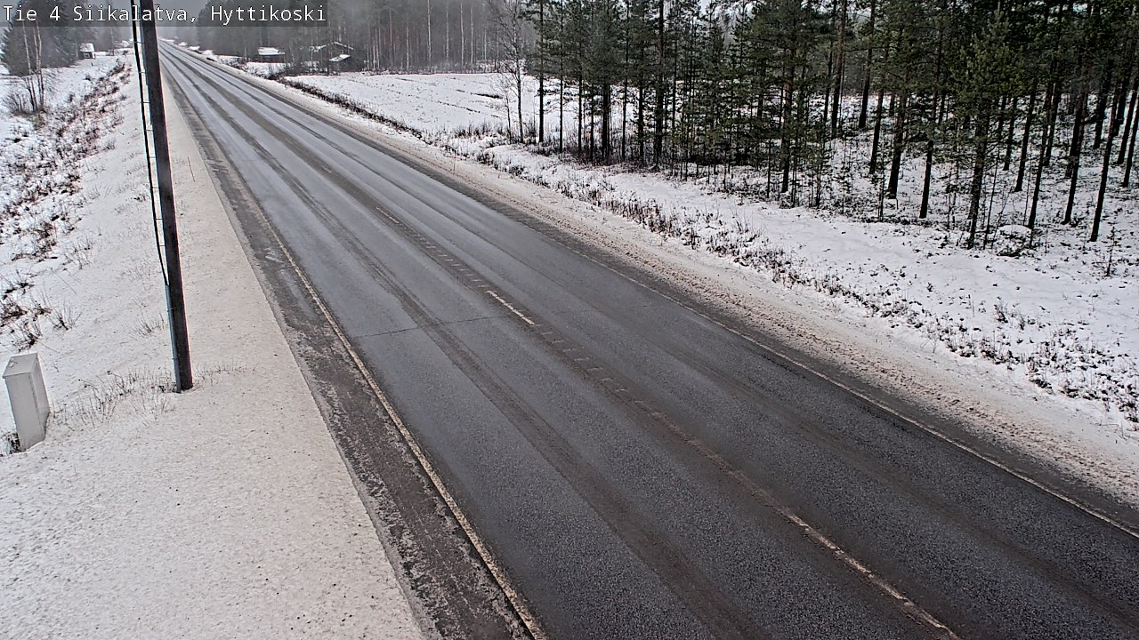 Weather Camera Image Road 4 Siikalatva, Hyttikoski, Siikalatva, Pohjois-Pohjanmaa
