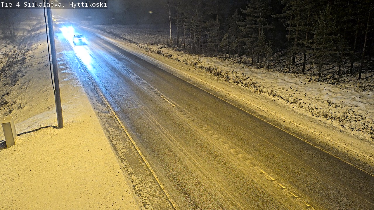 Weather Camera Image Road 4 Siikalatva, Hyttikoski, Siikalatva, Pohjois-Pohjanmaa