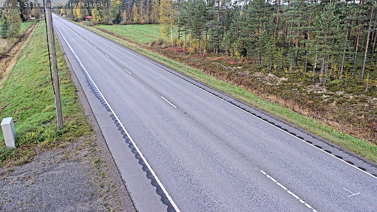 Weather Camera Image Road 4 Siikalatva, Hyttikoski, Siikalatva, Pohjois-Pohjanmaa