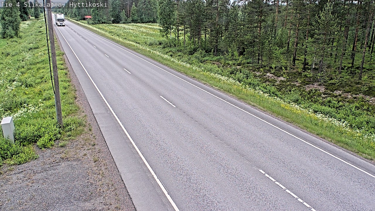 Kelikamerat Kuva Tie 4 Siikalatva, Hyttikoski, Siikalatva, Pohjois-Pohjanmaa