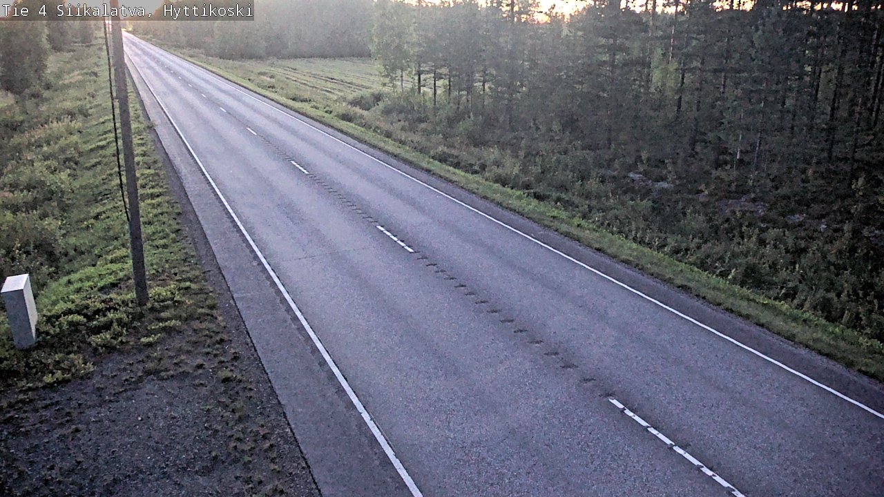 Weather Camera Image Road 4 Siikalatva, Hyttikoski, Siikalatva, Pohjois-Pohjanmaa