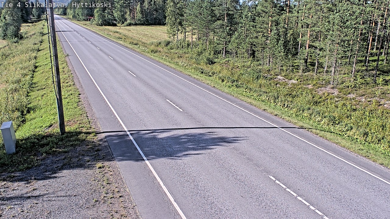 Weather Camera Image Road 4 Siikalatva, Hyttikoski, Siikalatva, Pohjois-Pohjanmaa