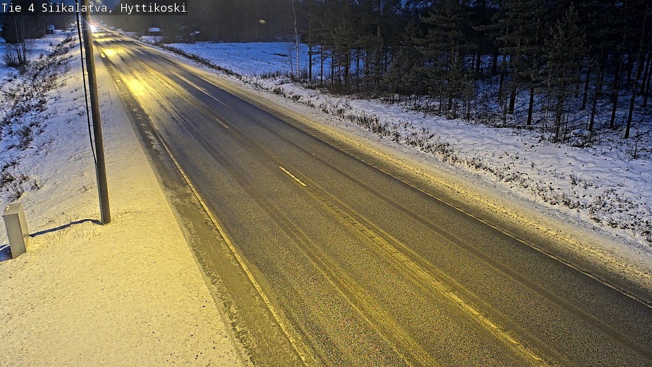 Weather Camera Image Road 4 Siikalatva, Hyttikoski, Siikalatva, Pohjois-Pohjanmaa