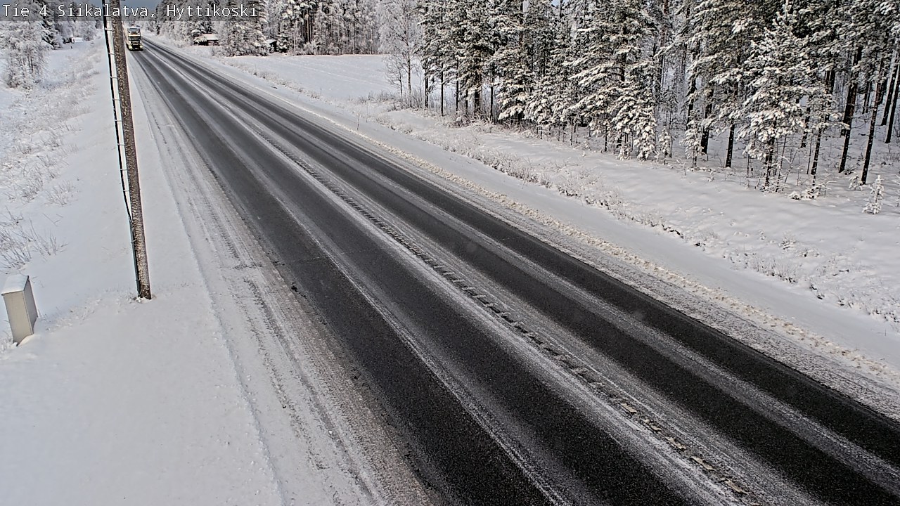 Weather Camera Image Väg 4 Siikalatva, Hyttikoski, Siikalatva, Pohjois-Pohjanmaa
