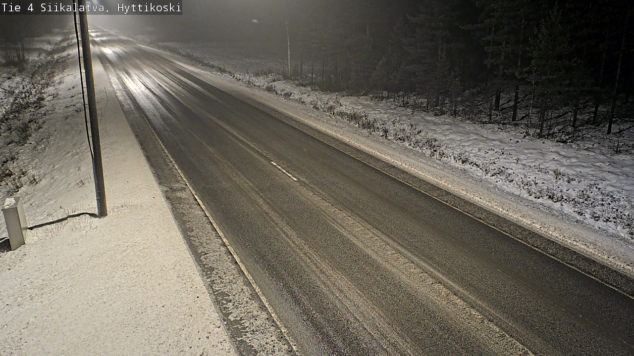 Weather Camera Image Road 4 Siikalatva, Hyttikoski, Siikalatva, Pohjois-Pohjanmaa