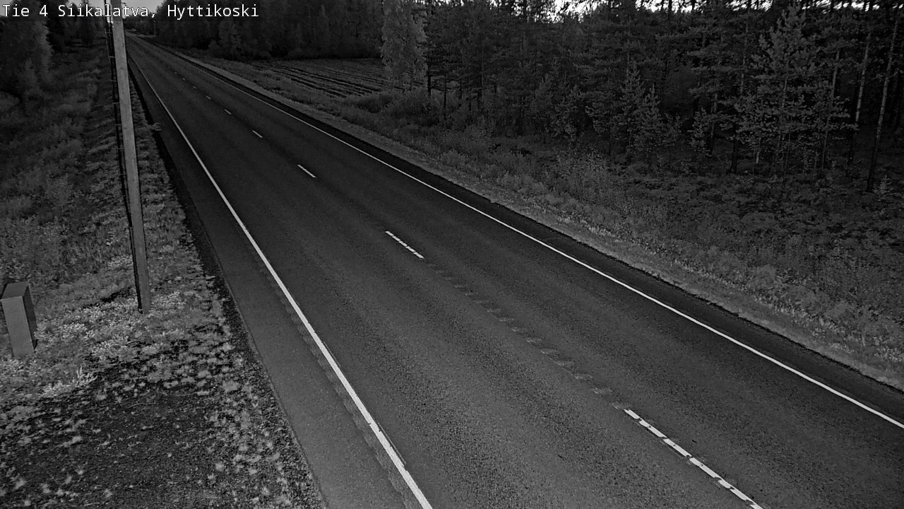 Weather Camera Image Road 4 Siikalatva, Hyttikoski, Siikalatva, Pohjois-Pohjanmaa