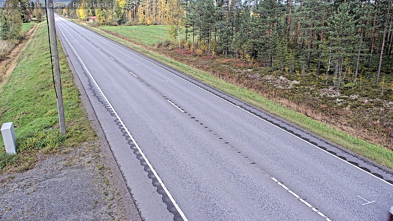 Weather Camera Image Road 4 Siikalatva, Hyttikoski, Siikalatva, Pohjois-Pohjanmaa