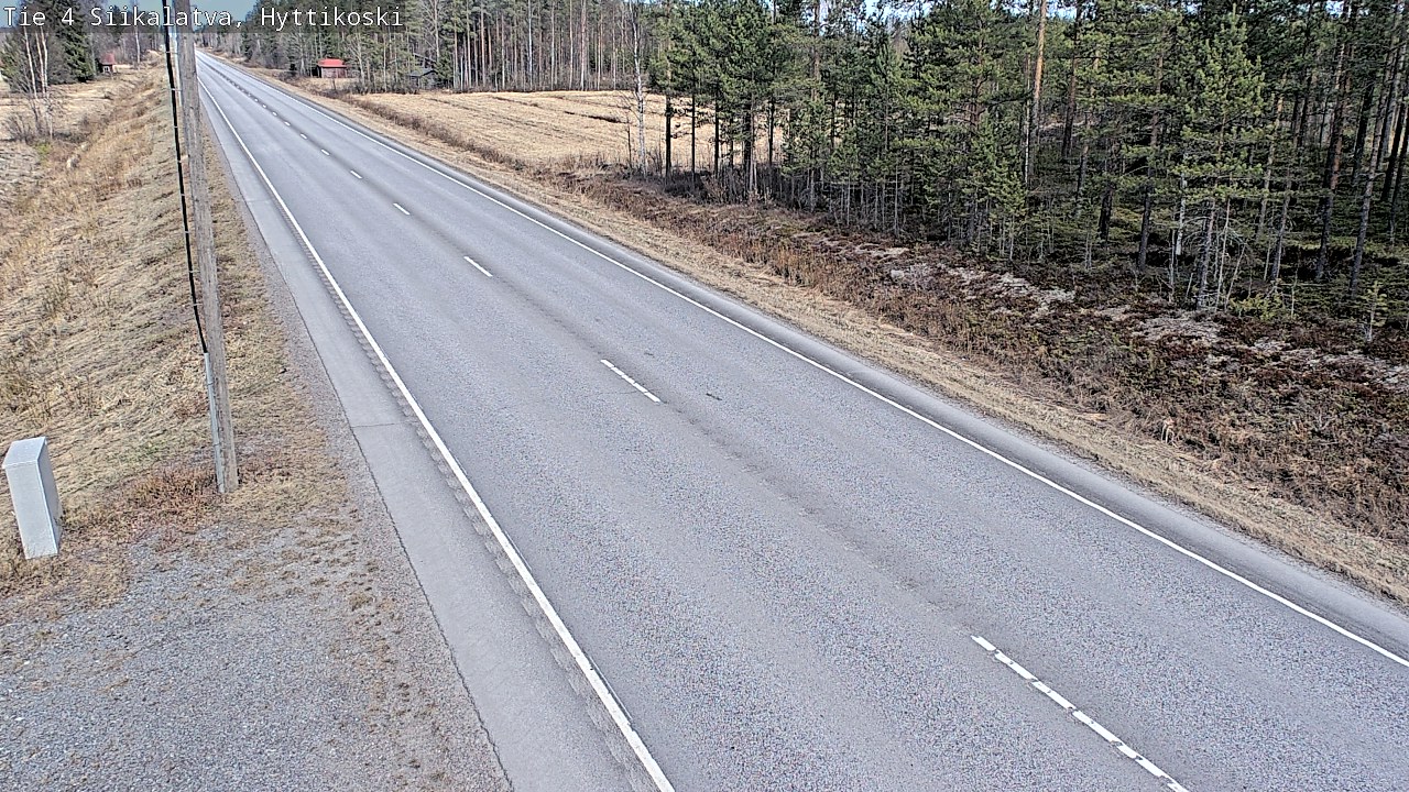 Weather Camera Image Road 4 Siikalatva, Hyttikoski, Siikalatva, Pohjois-Pohjanmaa