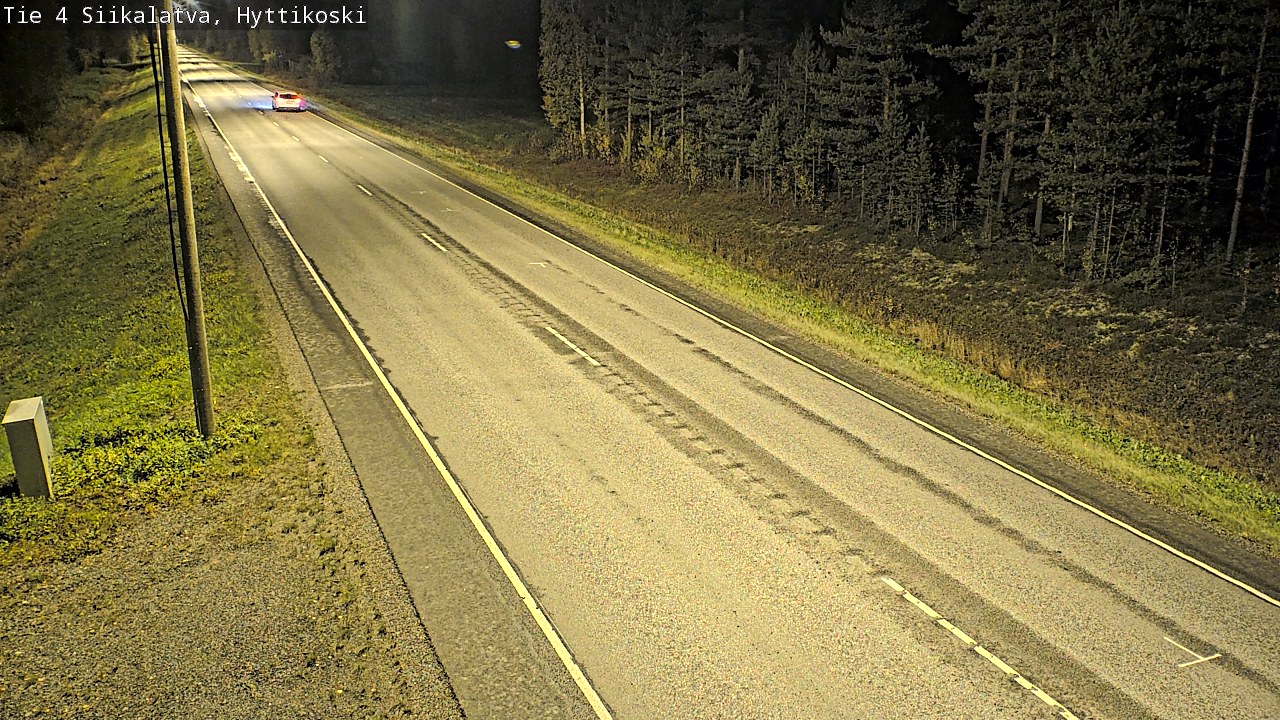 Weather Camera Image Road 4 Siikalatva, Hyttikoski, Siikalatva, Pohjois-Pohjanmaa