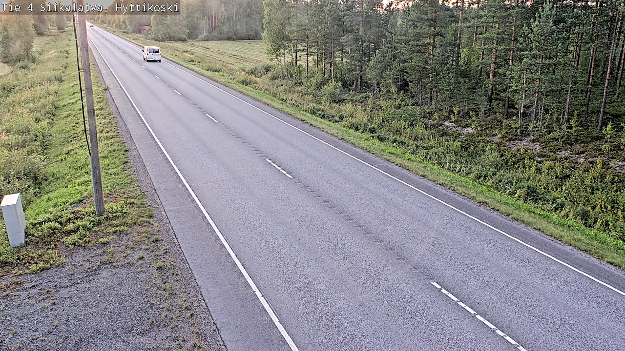 Weather Camera Image Road 4 Siikalatva, Hyttikoski, Siikalatva, Pohjois-Pohjanmaa
