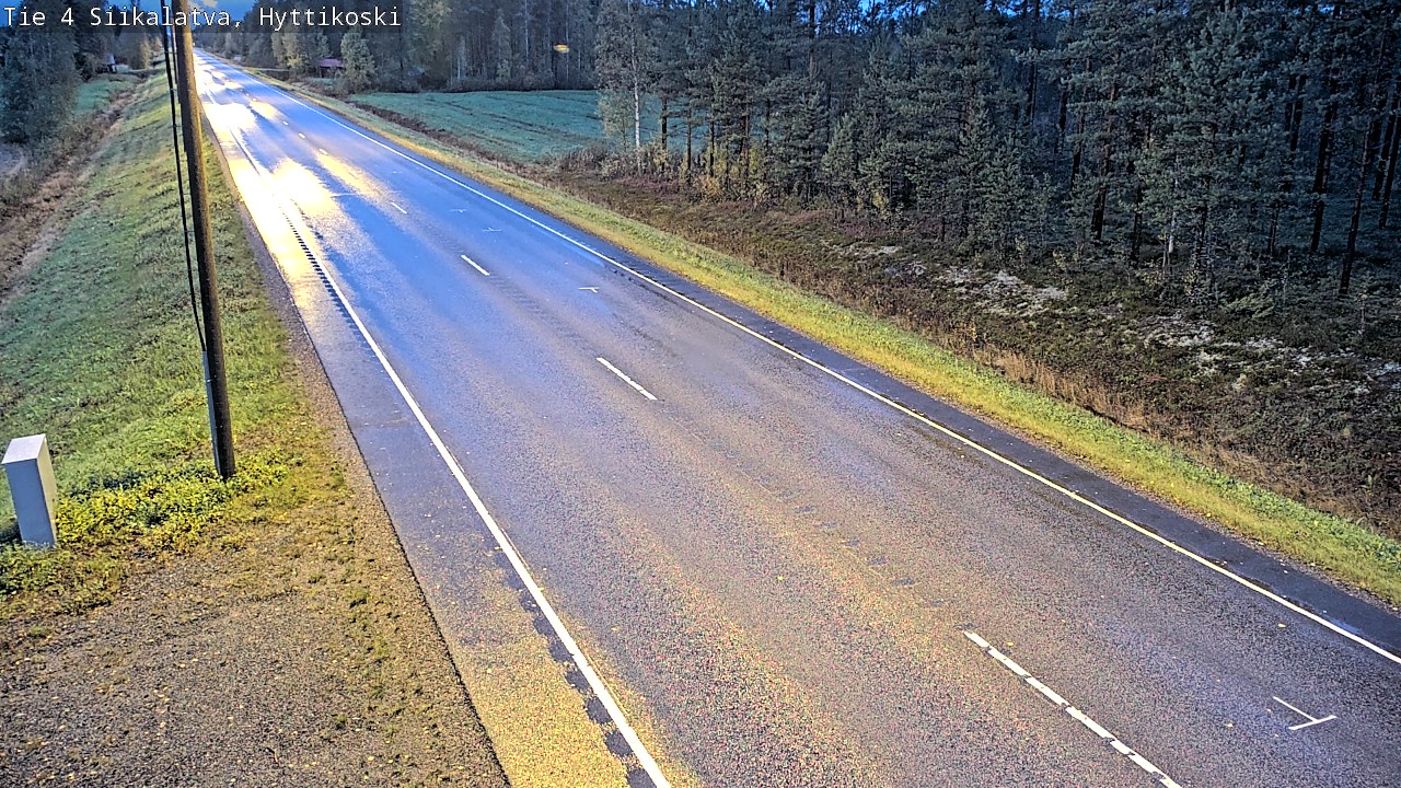 Weather Camera Image Road 4 Siikalatva, Hyttikoski, Siikalatva, Pohjois-Pohjanmaa