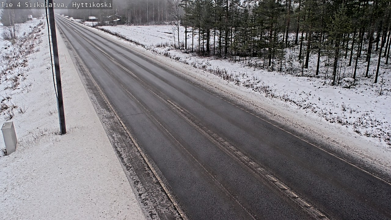 Weather Camera Image Road 4 Siikalatva, Hyttikoski, Siikalatva, Pohjois-Pohjanmaa
