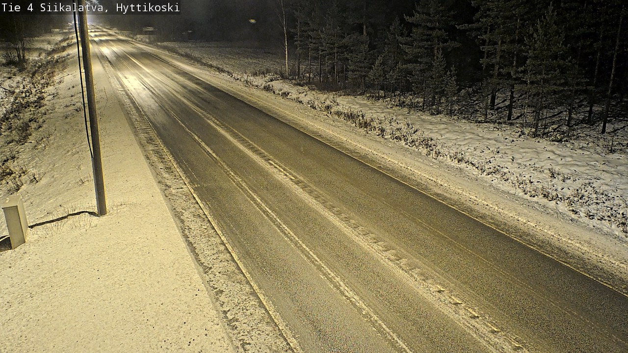 Weather Camera Image Road 4 Siikalatva, Hyttikoski, Siikalatva, Pohjois-Pohjanmaa