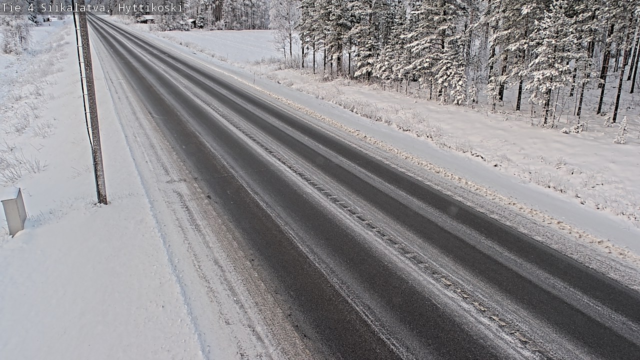 Weather Camera Image Väg 4 Siikalatva, Hyttikoski, Siikalatva, Pohjois-Pohjanmaa