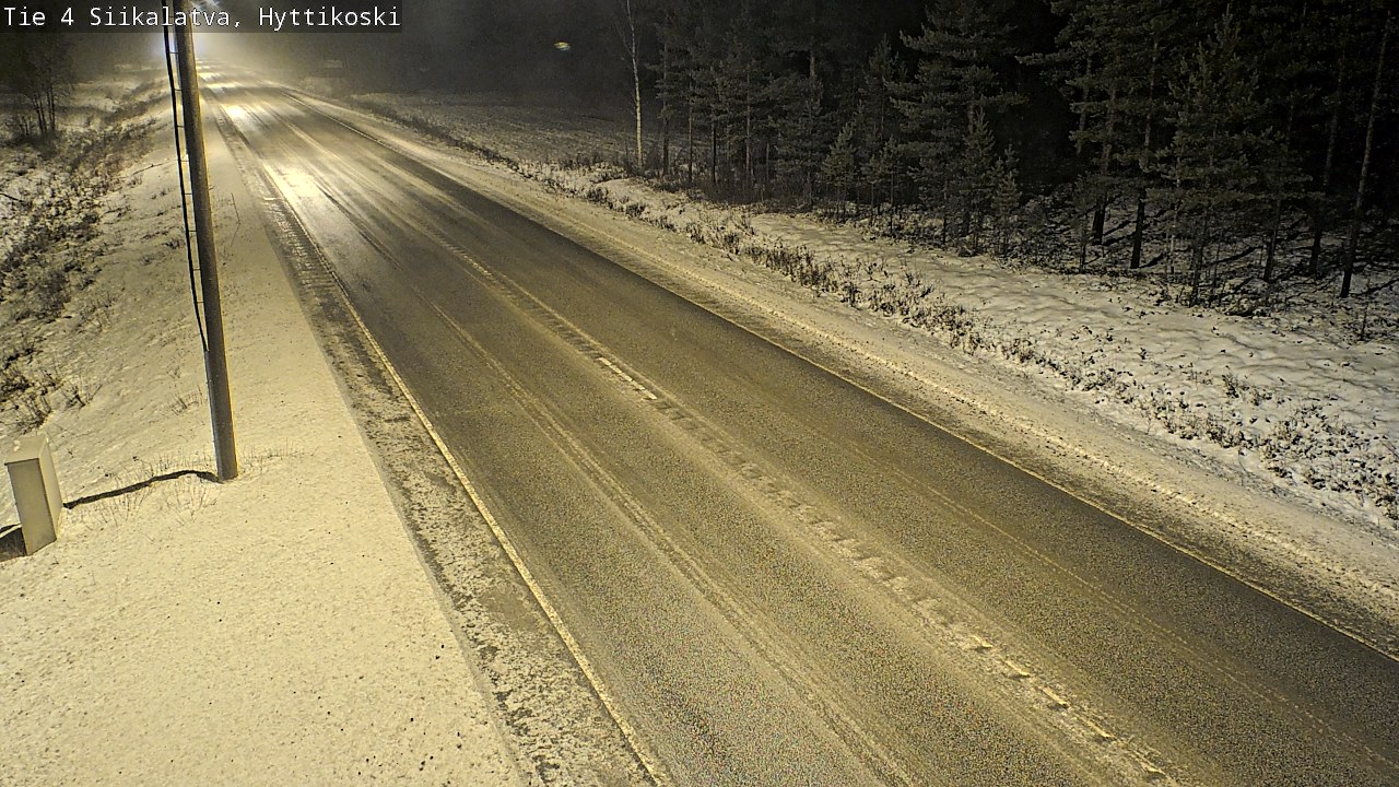 Weather Camera Image Road 4 Siikalatva, Hyttikoski, Siikalatva, Pohjois-Pohjanmaa