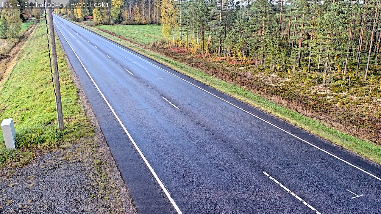 Weather Camera Image Road 4 Siikalatva, Hyttikoski, Siikalatva, Pohjois-Pohjanmaa