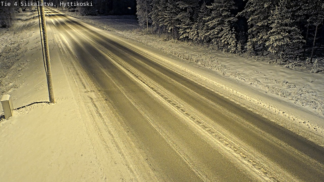 Weather Camera Image Väg 4 Siikalatva, Hyttikoski, Siikalatva, Pohjois-Pohjanmaa