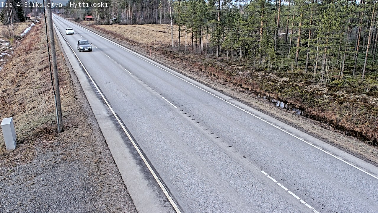 Weather Camera Image Road 4 Siikalatva, Hyttikoski, Siikalatva, Pohjois-Pohjanmaa