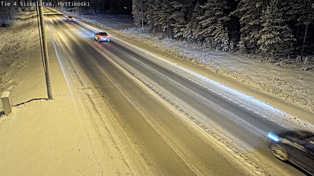 Weather Camera Image Väg 4 Siikalatva, Hyttikoski, Siikalatva, Pohjois-Pohjanmaa