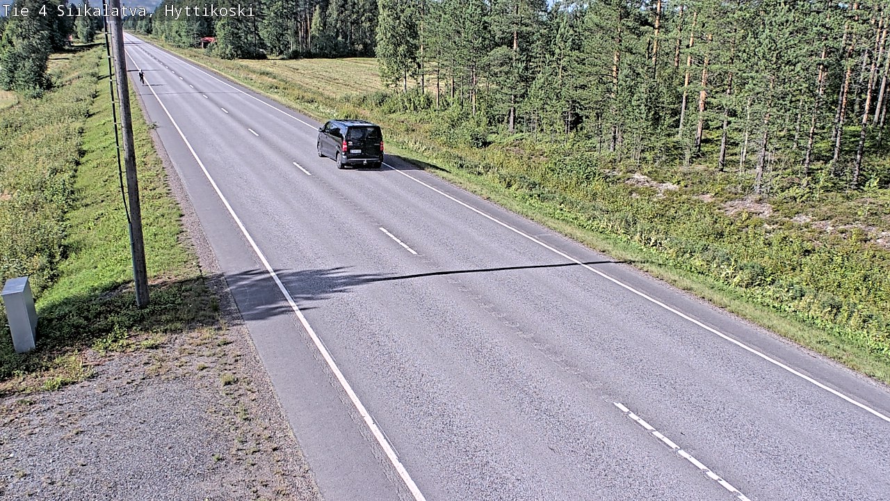 Weather Camera Image Road 4 Siikalatva, Hyttikoski, Siikalatva, Pohjois-Pohjanmaa