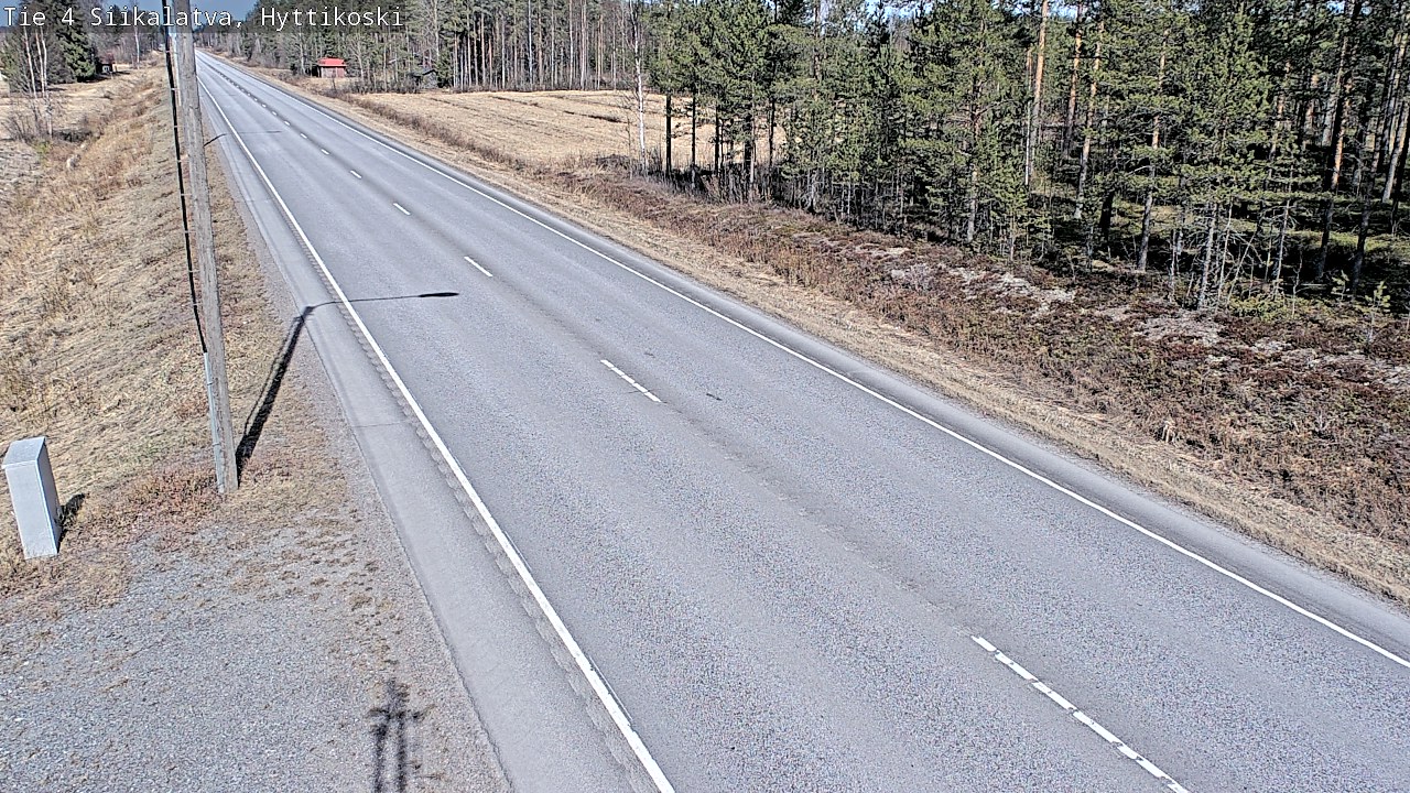 Weather Camera Image Väg 4 Siikalatva, Hyttikoski, Siikalatva, Pohjois-Pohjanmaa