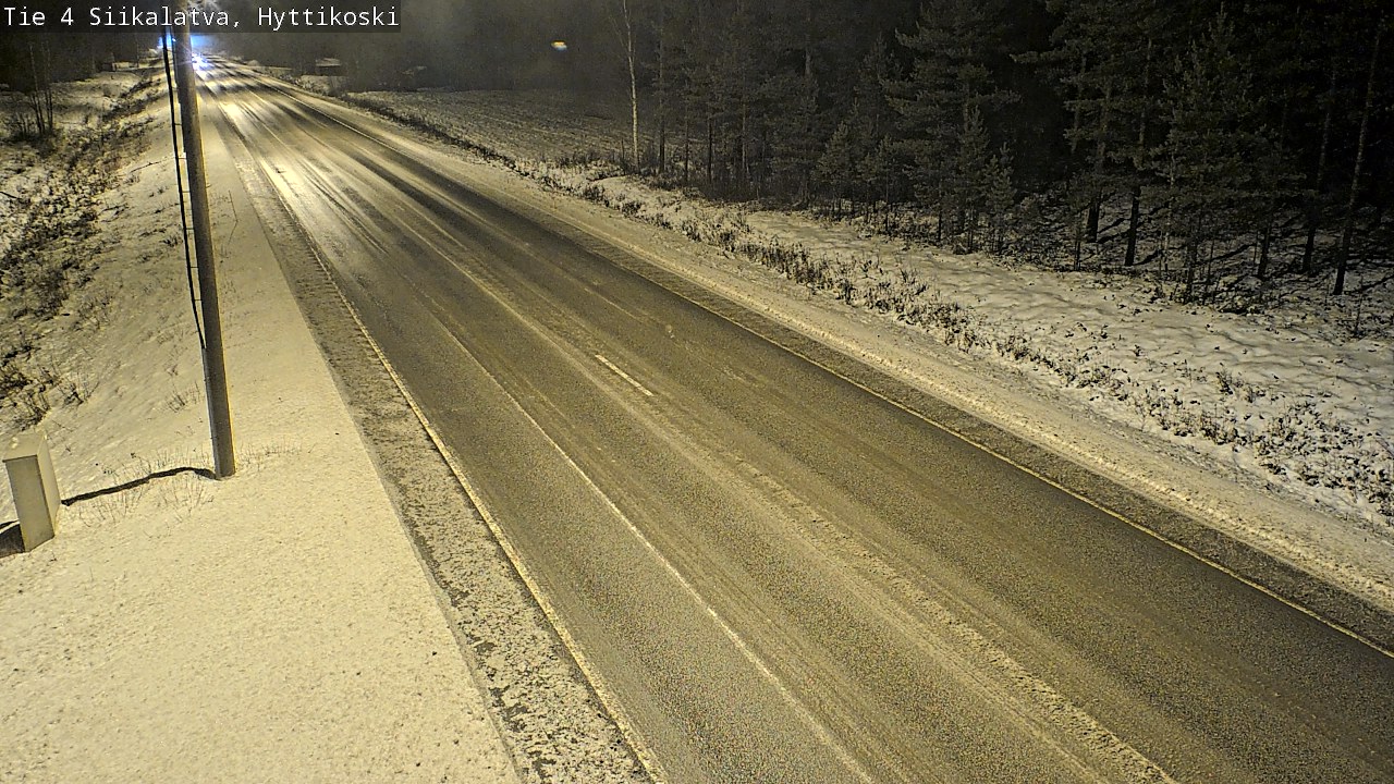 Weather Camera Image Road 4 Siikalatva, Hyttikoski, Siikalatva, Pohjois-Pohjanmaa